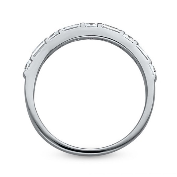 STERLING SILVER WEDDING BAND - Picture 2 of 10